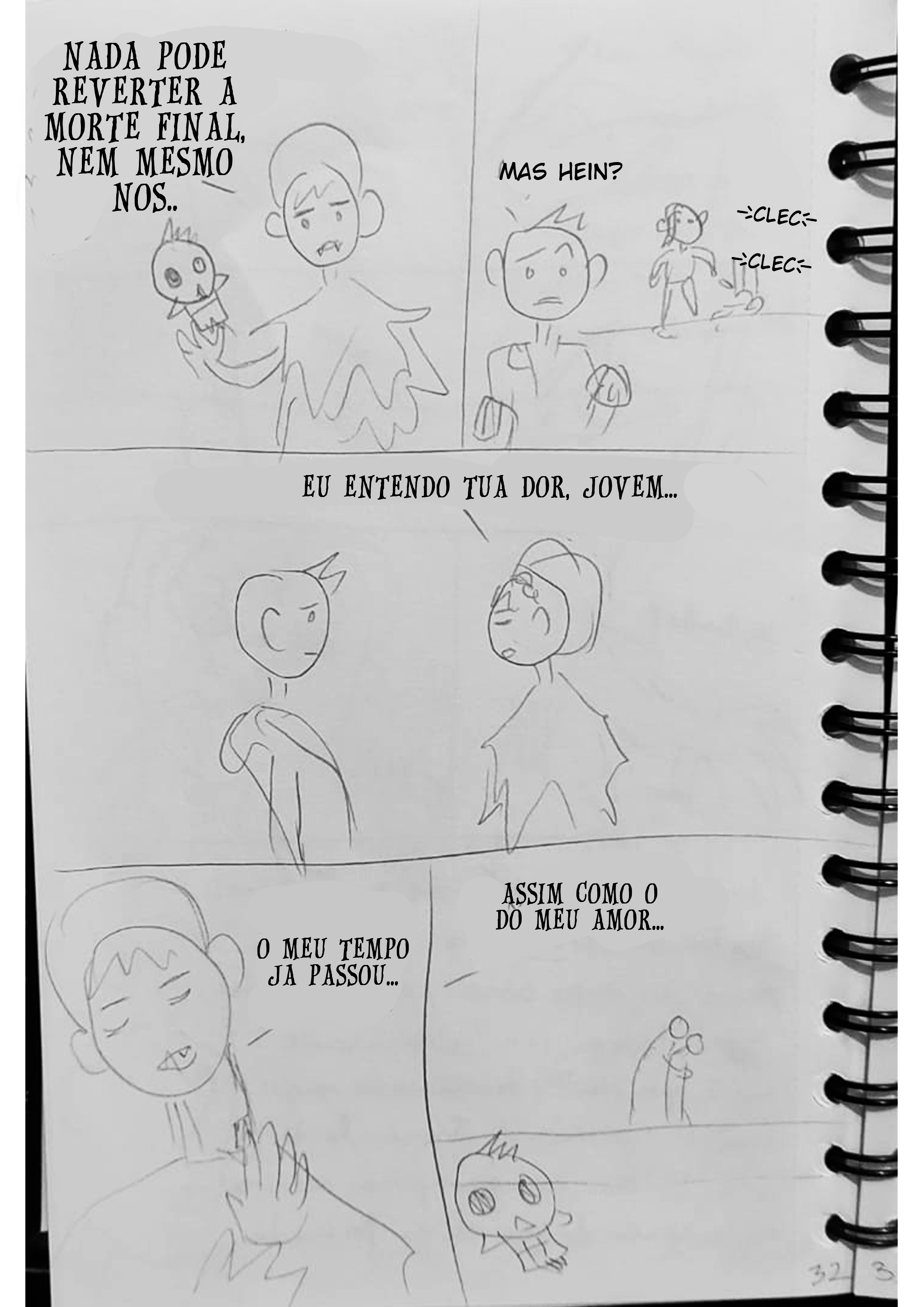 Página 32 da HQ Presságio