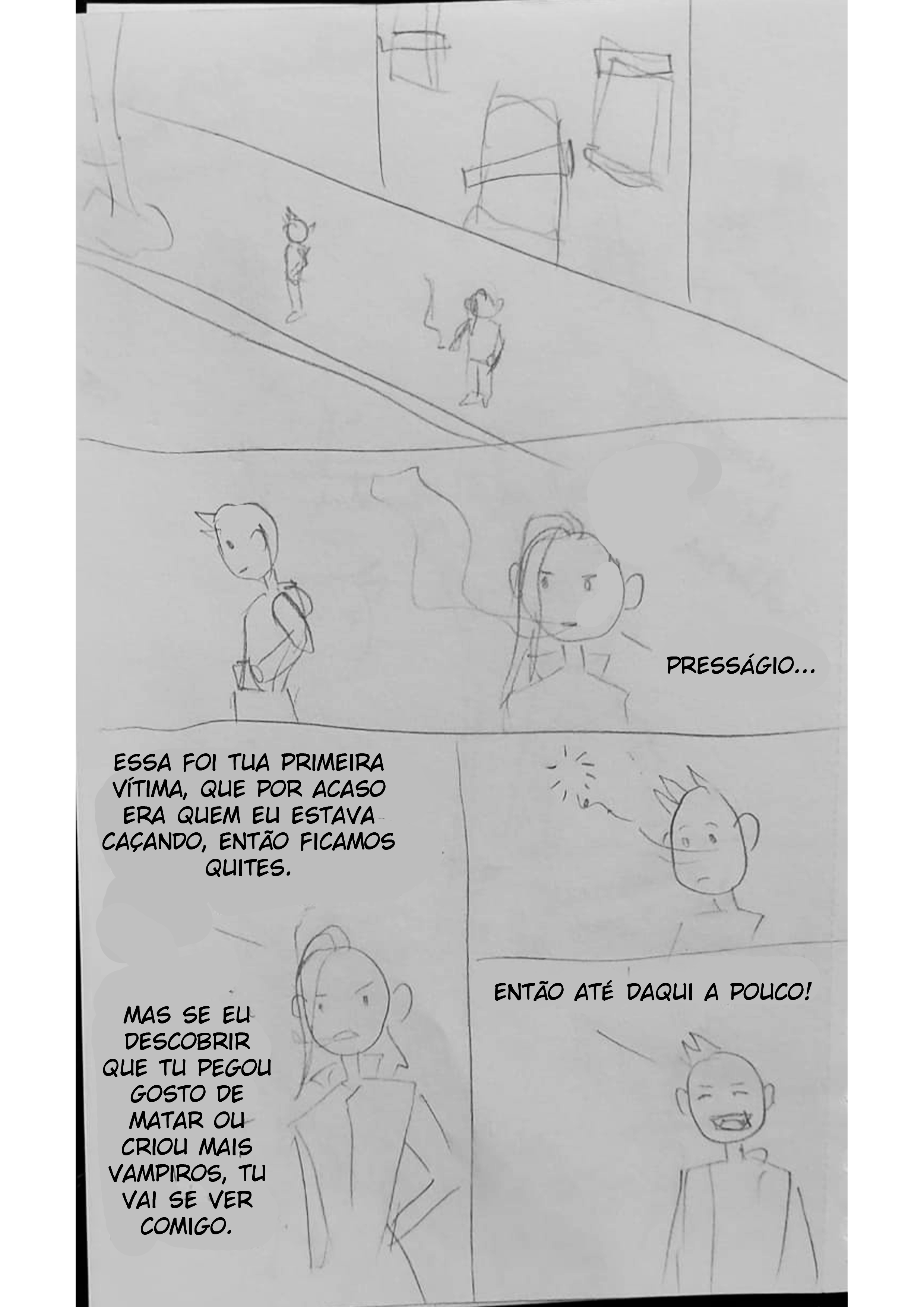 Página 34 da HQ Presságio