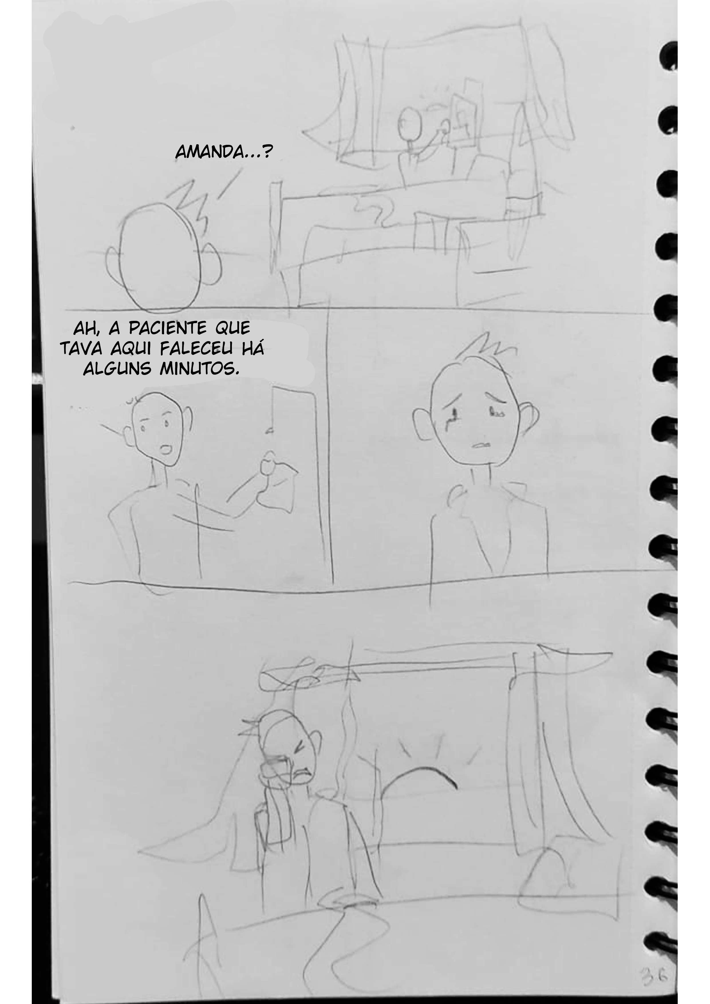 Página 36 da HQ Presságio